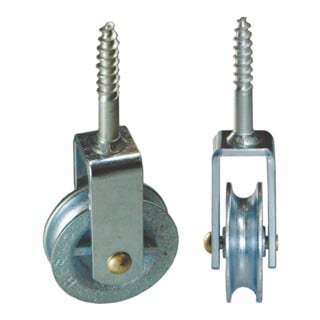 Betz Waschseilrolle 5000 Nut 10mm verz.Grauguss Halterung STA verz.