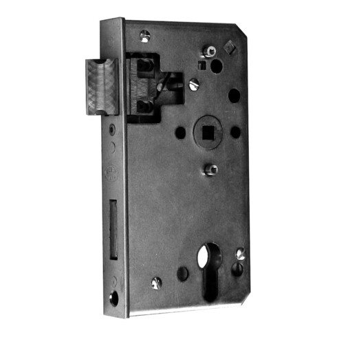 BEVER Boîtier de serrure de porte 560 561 P avec serrure zinguée, PZ D60, E72, VK8, 43 carré