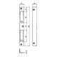 BEVER Plaque de fermeture d'angle 4 HAT 22x200x22 rond galvanisé-1