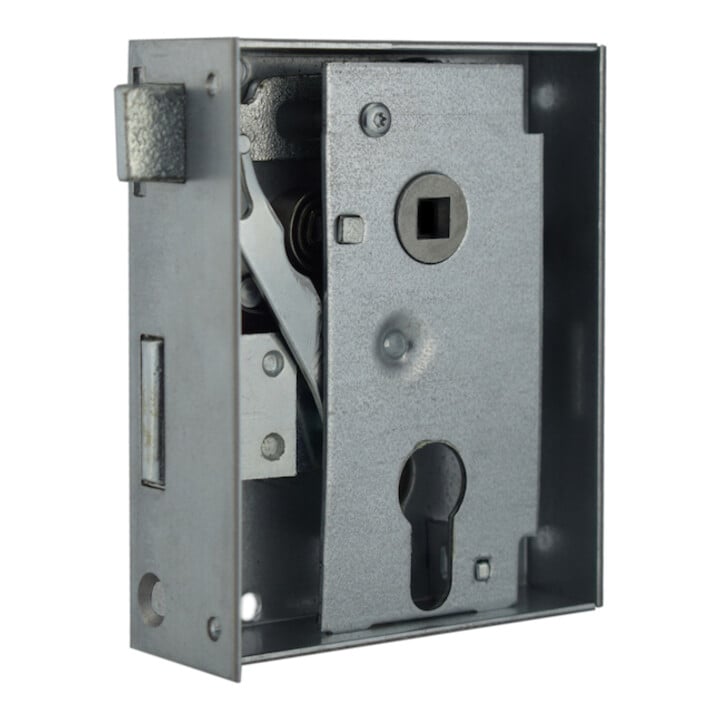 BEVER Serrure à boîte 84 P, PZ53/8 D60, DR, acier zingué