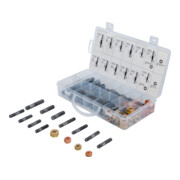 BGS Aanzuig- / Uitlaatkrümmer-stift- en moerenset, 100-dlg.