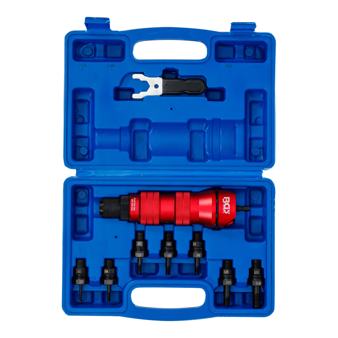 BGS Accessorio per rivettatrici, metallo, M3 / M4 / M5 / M6 / M8 / M10