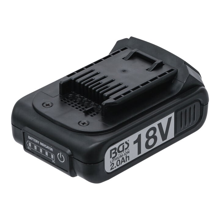 BGS Accu de rechange Li-Ion 18 V / 2.0 Ah pour clé à choc sur accu art. 9260