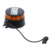 BGS Accu-omnidirectionele waarschuwingslamp, geel, met magneet, 12 V / 24 V, Ø 130 mm-4