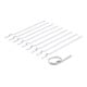 BGS Achsmanschetten-Schellen-Satz, Edelstahl, rostfrei, 7 mm, 20 - 50 mm, 10-tlg.-1