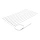 BGS Achsmanschetten-Schellen-Satz, Edelstahl, rostfrei, 7 mm, 50 - 120 mm, 10-tlg.-1