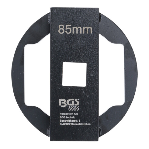 BGS Achsmuttern-/Radkapsel-Schlüssel für 13 t BPW-Vorderachsen SW 85 mm
