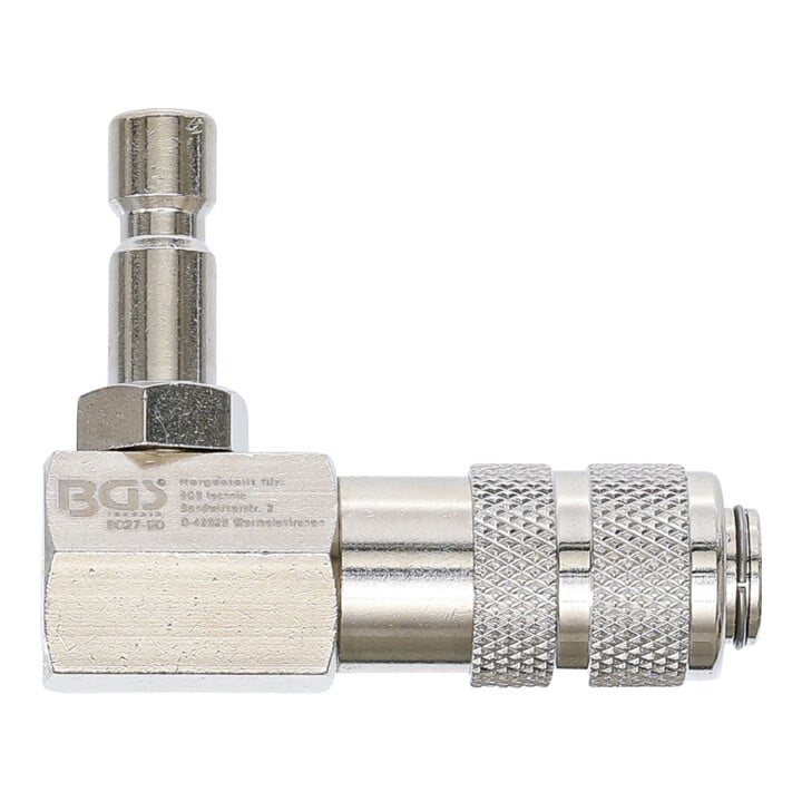 BGS Adaptateur à baïonnette pour système de refroidissement Coudé 90° Pour art. 8027/8098