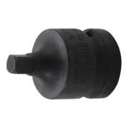 BGS Adaptateur de clé à douille à choc femelle 12,5 mm (1/2") - mâle 6,3 mm (1/4")