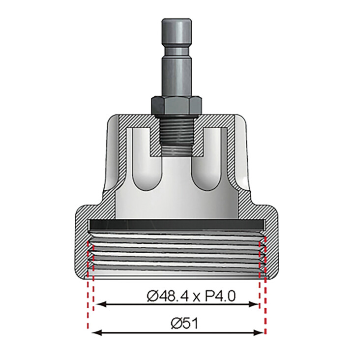 BGS Adaptateur no 11 pour art. 8027, 8098 pour Audi, VW