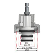 BGS Adaptateur no 17 pour art. 8027, 8098 pour BMW-5