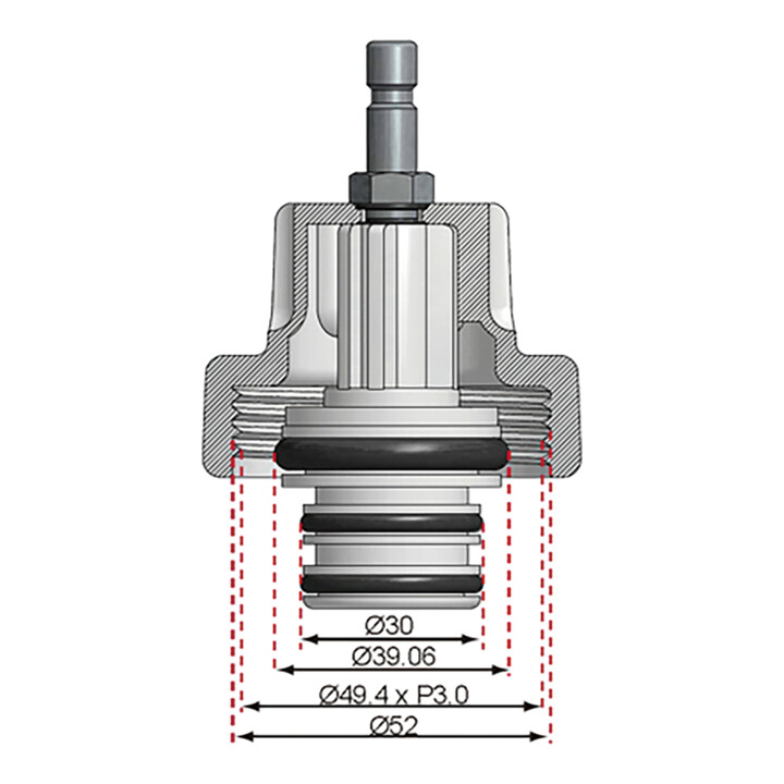 BGS Adaptateur no 17 pour art. 8027, 8098 pour BMW