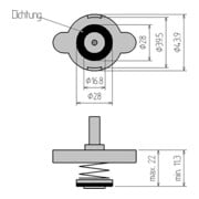 BGS Adaptateur no 4 pour Art. 8027, 8098 pour Ford, Honda, Hyundai, Lexus, Mazda, Mercedes-Benz, Mitsubishi, Nissan, Peugeot, Subaru, Suzuki, Toyota-5