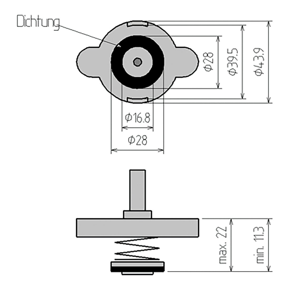 BGS Adaptateur no 4 pour Art. 8027, 8098 pour Ford, Honda, Hyundai, Lexus, Mazda, Mercedes-Benz, Mitsubishi, Nissan, Peugeot, Subaru, Suzuki, Toyota