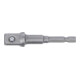 BGS Adaptateur pour perceuses empreinte six pans mâle 6,3 mm (1/4") sur carré mâle 12,5 mm (1/2")-2