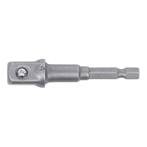 BGS Adaptateur pour perceuses empreinte six pans mâle 6,3 mm (1/4") sur carré mâle 12,5 mm (1/2")