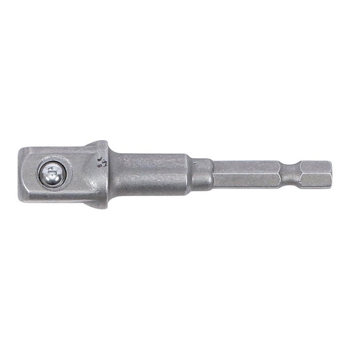 BGS Adaptateur pour perceuses empreinte six pans mâle 6,3 mm (1/4") sur carré mâle 12,5 mm (1/2")