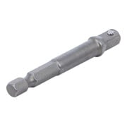 BGS Adaptateur pour perceuses empreinte six pans mâle 6,3 mm (1/4") sur carré mâle 6,3 mm (1/4")-2