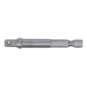 BGS Adaptateur pour perceuses empreinte six pans mâle 6,3 mm (1/4") sur carré mâle 6,3 mm (1/4")-4