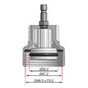BGS Adapter 18 voor BGS 8027, 8098 | voor VW-3