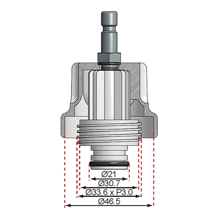BGS Adapter 19 voor BGS 8027, 8098 | voor Toyota