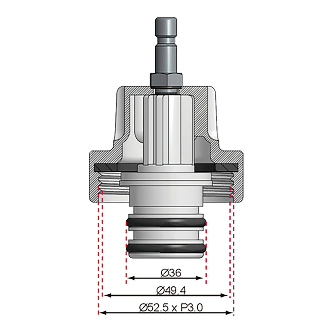 BGS Adapter 21 voor BGS 8027, 8098 | voor Fiat, Opel, Saab