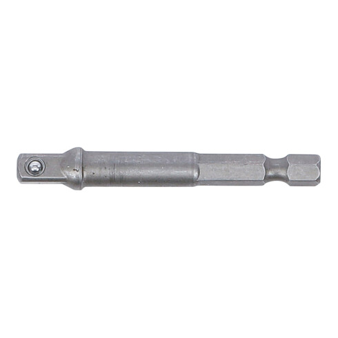 BGS Adapter für Bohrmaschinen 9685-1, Antrieb Außensechskant 6,3 mm (1/4") / Abtrieb Außenvierkant 6,3 mm (1/4")