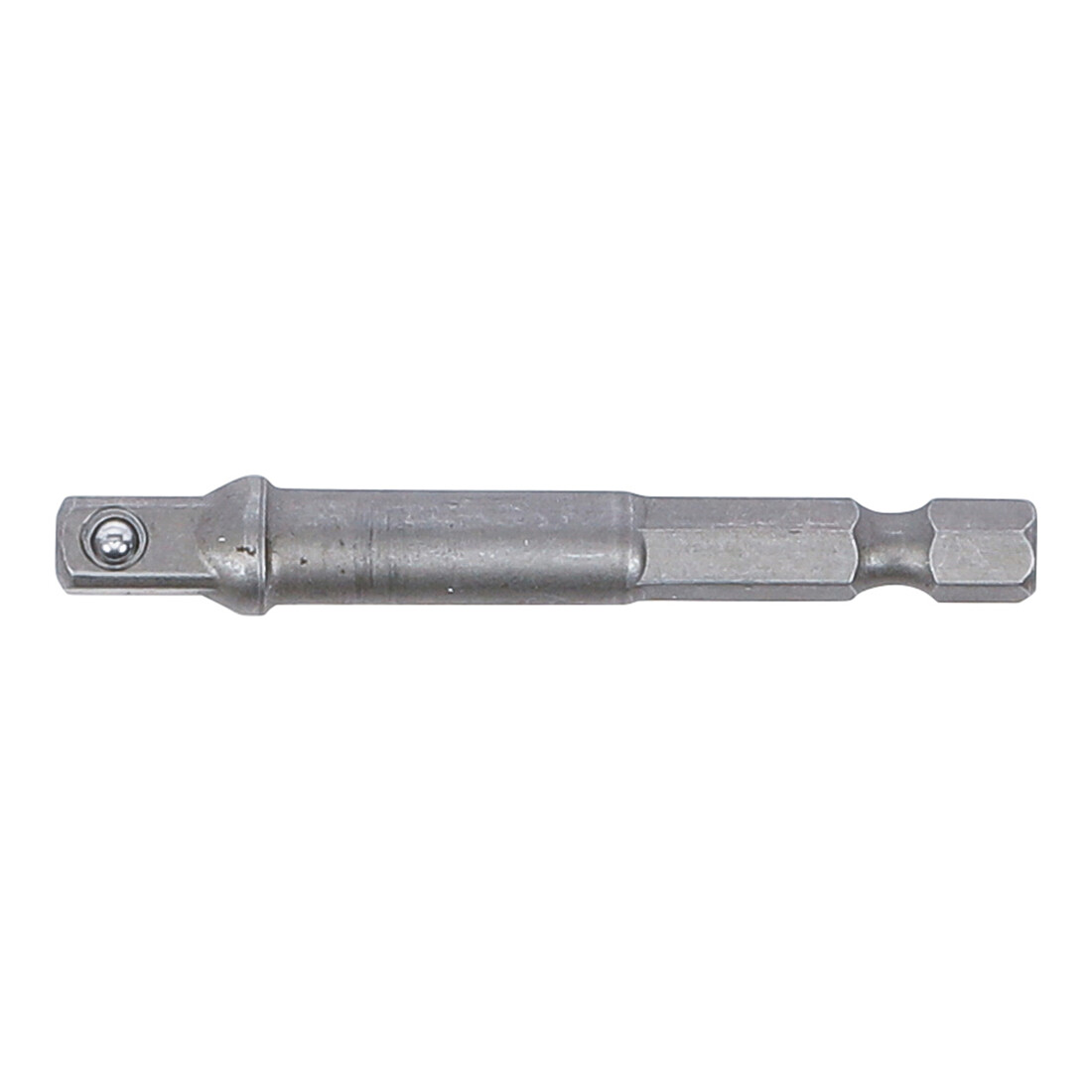 BGS Adapter für Bohrmaschinen 9685-1, Antrieb Außensechskant 6,3 mm (1/4") / Abtrieb Außenvierkant 6,3 mm (1/4")