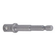 BGS Adapter für Bohrmaschinen 9685-2, Antrieb Außensechskant 6,3 mm (1/4") / Abtrieb Außenvierkant 10 mm (3/8")