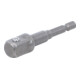 BGS Adapter für Bohrmaschinen 9685-3, Antrieb Außensechskant 6,3 mm (1/4") / Abtrieb Außenvierkant 12,5 mm (1/2")-1