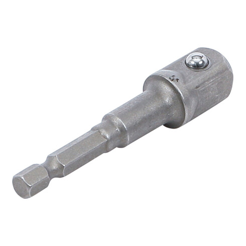 BGS Adapter für Bohrmaschinen 9685-3, Antrieb Außensechskant 6,3 mm (1/4") / Abtrieb Außenvierkant 12,5 mm (1/2")