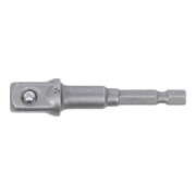 BGS Adapter für Bohrmaschinen 9685-3, Antrieb Außensechskant 6,3 mm (1/4") / Abtrieb Außenvierkant 12,5 mm (1/2")-4