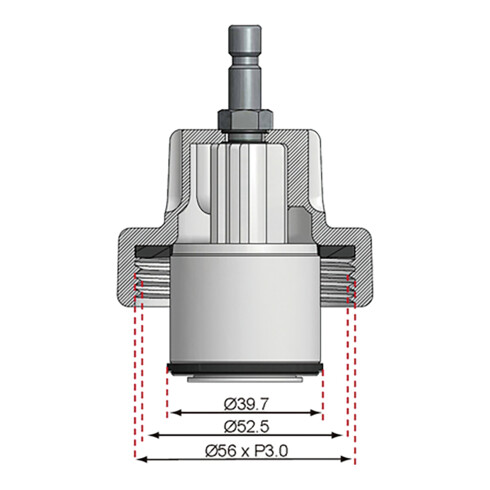 BGS Adapter Nr. 14 für Art. 8027, 8098 8027-14, für Ford
