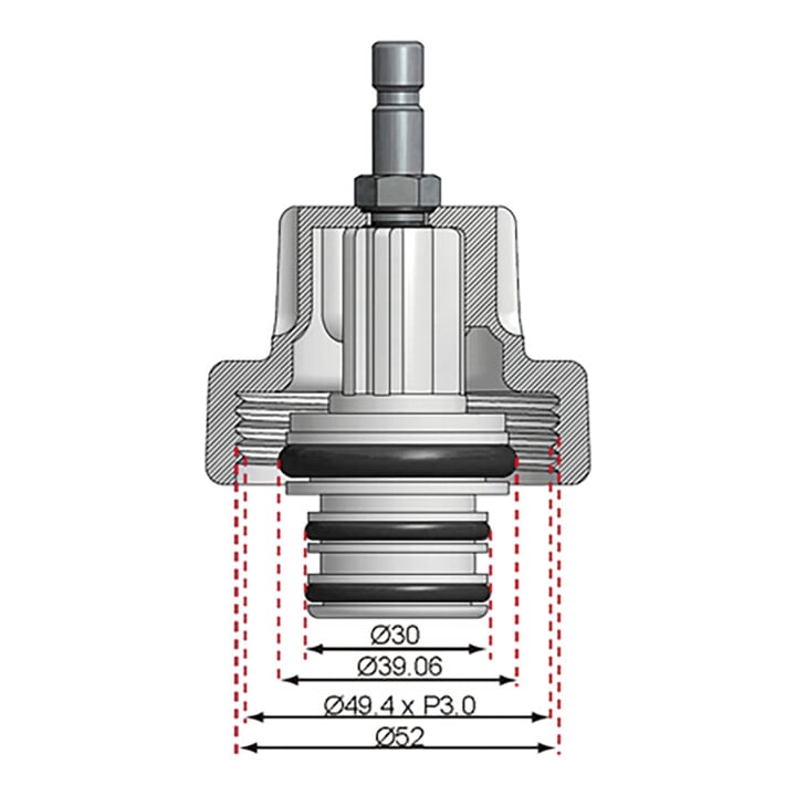 BGS Adapter Nr. 17 für Art. 8027, 8098 8027-17, für BMW