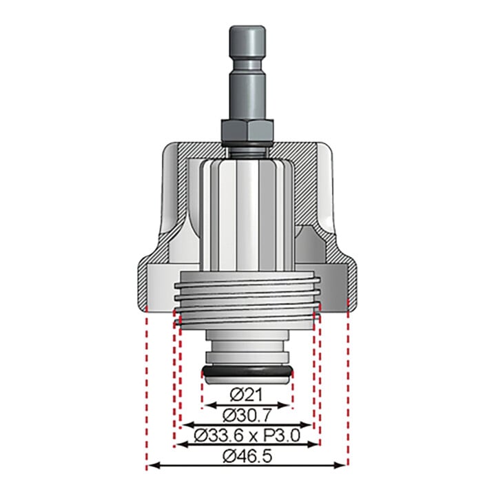 BGS Adapter Nr. 19 für Art. 8027, 8098 8027-19, für Toyota