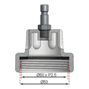 BGS Adapter nr. 6 voor BGS 8027, 8098 | voor Daewoo, Ford, Jaguar, Jeep, Land Rover, Mercedes-Benz, Pontiac, Porsche, Saab-5