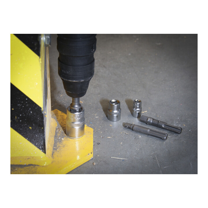 BGS Adapter set SDS - uitwendig vierkant 6,3 mm, 10 mm, 12,5 mm 3 dlg.