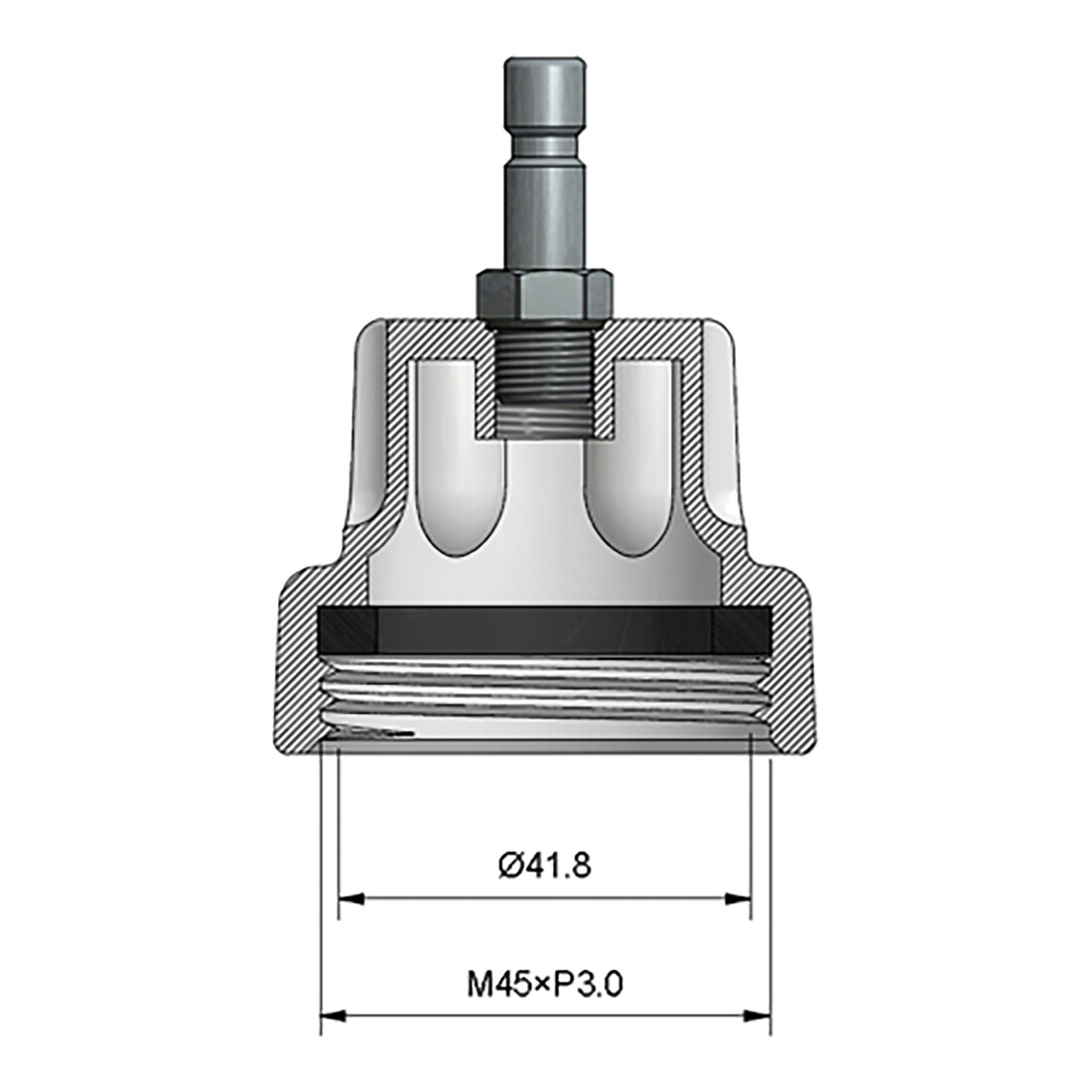 BGS Adattatore 22 per BGS 8027, 8098, per BMW