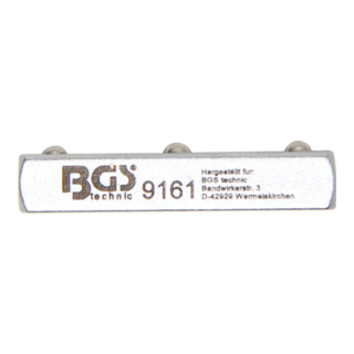 BGS Adattatore doppio quadro 6,3 mm (1/4"), per BGS 9160