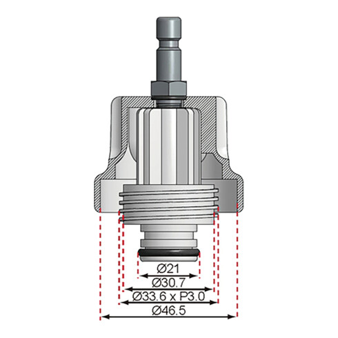 BGS Adattatore n. 19 per BGS 8027, 8098, per Toyota
