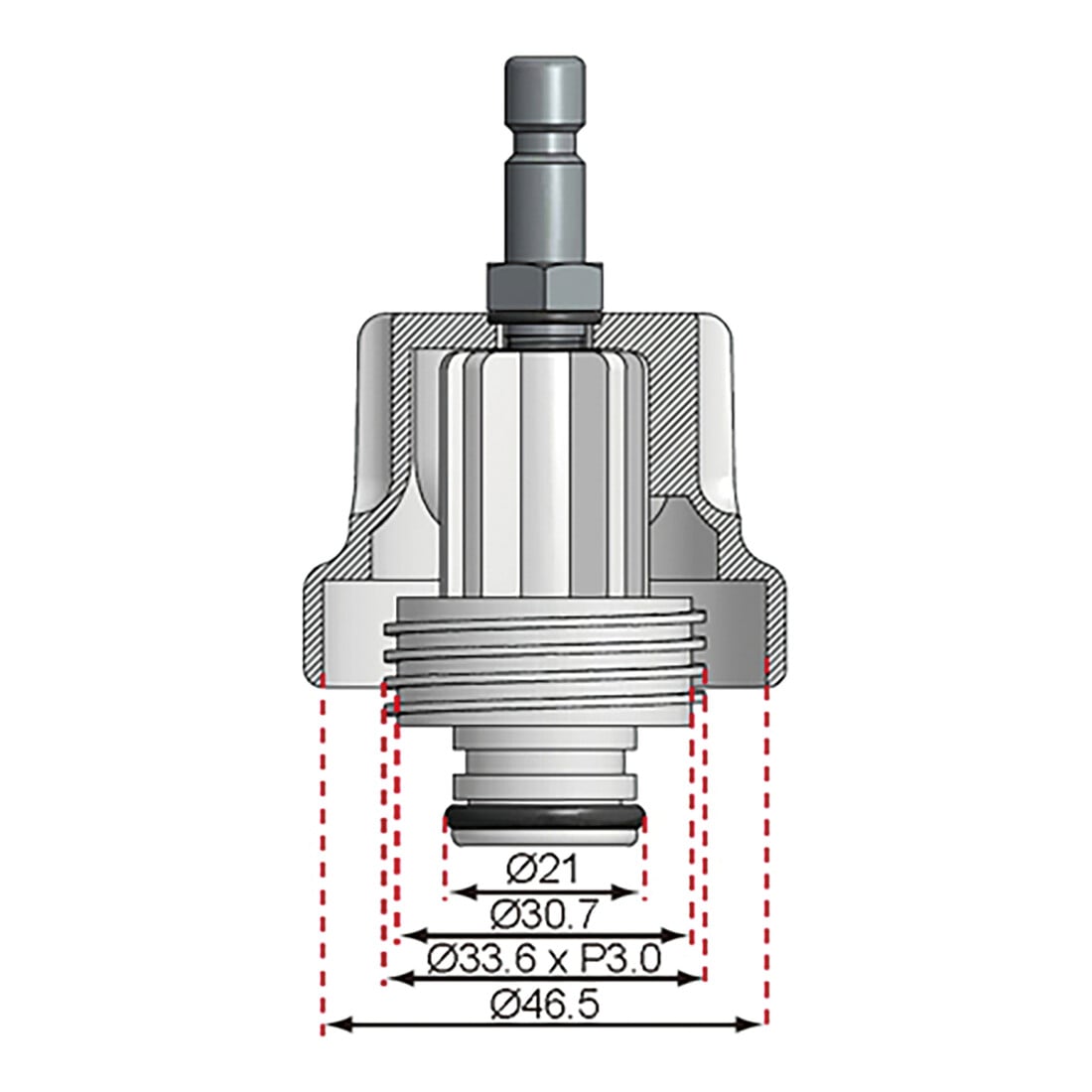 BGS Adattatore n. 19 per BGS 8027, 8098, per Toyota