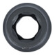 BGS Adattatore, per BGS 5246, quadro interna 20 mm (3/4") - esagono interno 22 mm-4