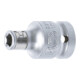 BGS Adattatore per bit con sfera di fissaggio, quadro interno 12,5mm esagono incassato 6,3mm-1