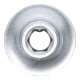 BGS Adattatore per bit con sfera di fissaggio, quadro interno 12,5mm esagono incassato 6,3mm-3