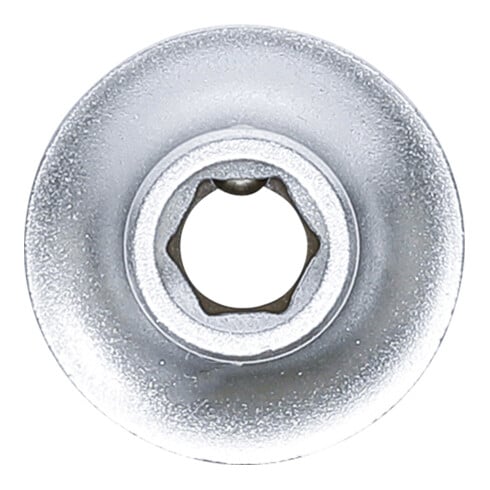 BGS Adattatore per bit con sfera di fissaggio, quadro interno 12,5mm esagono incassato 6,3mm