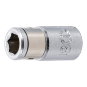 BGS Adattatore per bit con sfera di fissaggio, quadro interno 6,3mm esagono incassato 6,3mm