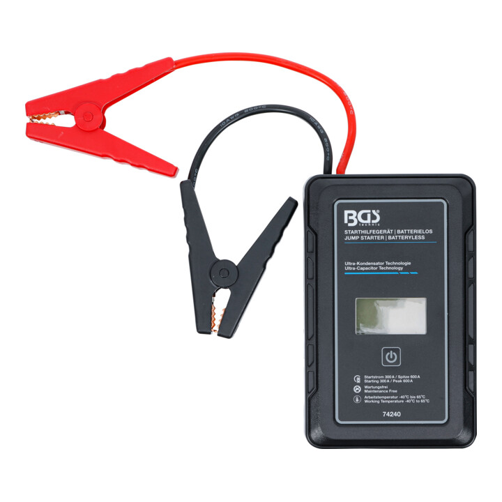 BGS Aide au démarrage sans batterie avec technologie ultra-condensateur 12 V / 300 A / 600 A