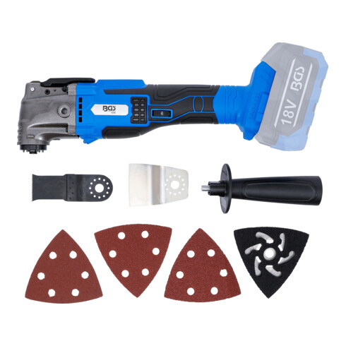 BGS Akku-Multifunktionswerkzeug, bürstenlos, 18 V, ohne Akku