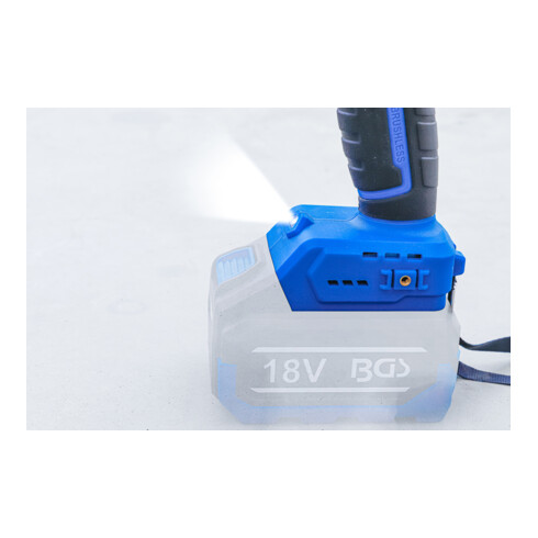BGS Akku-Schlagbohrschrauber, bürstenlos, 80 Nm, 18 V, ohne Akku
