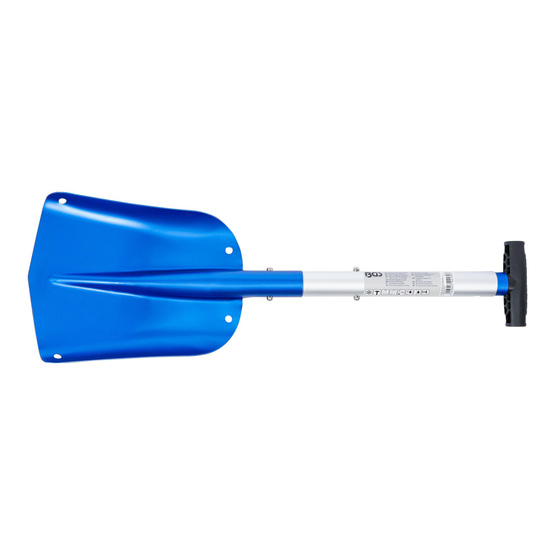 BGS Aluminium-Schneeschaufel 2139, mit steckbarem Schnellverschluss-Stiel
